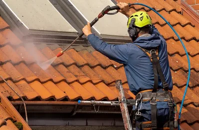 Démoussage et hydrofuge de toiture à Rennepont